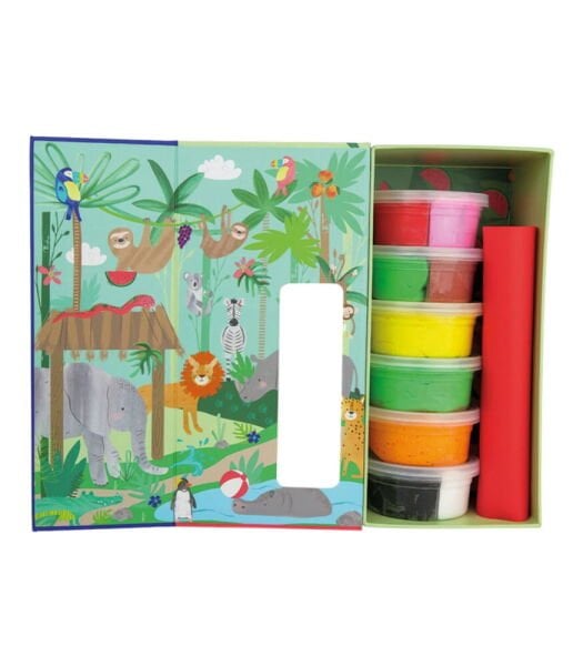 FLOSS&ROCK Clay And Play Jungle Hava İle Kuruyan Kil Seti
