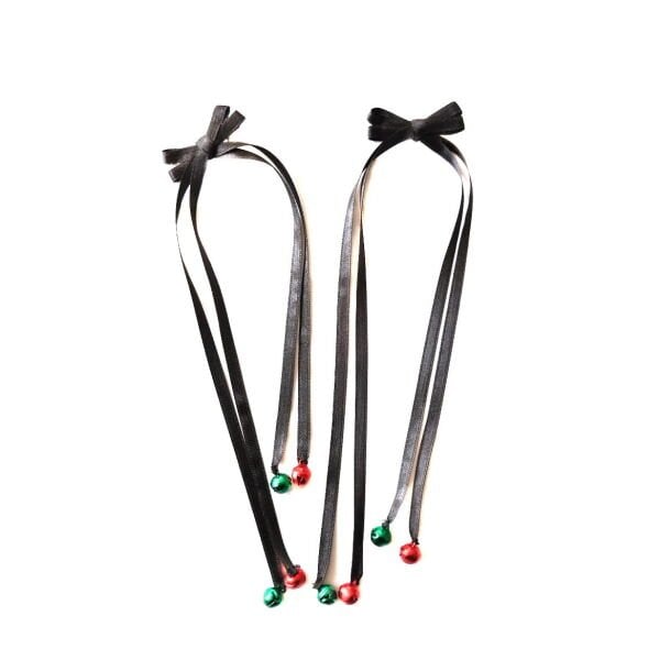 MA&MAA BLACK RIBBON - Fiyonk Klipsli Toka Seti