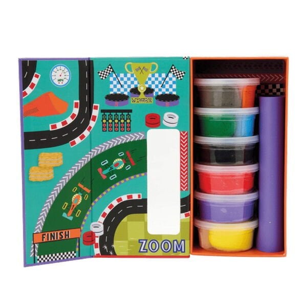 FLOSS&ROCK Clay And Play Hava İle Kuruyan Kil Seti Cars