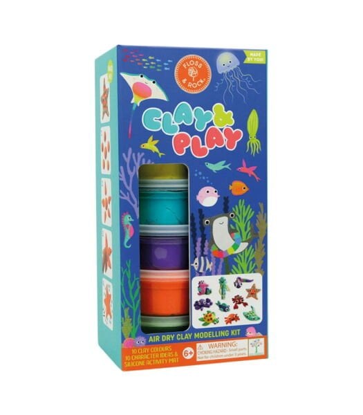 FLOSS&ROCK Clay And Play Ocean Hava İle Kuruyan Kil Seti