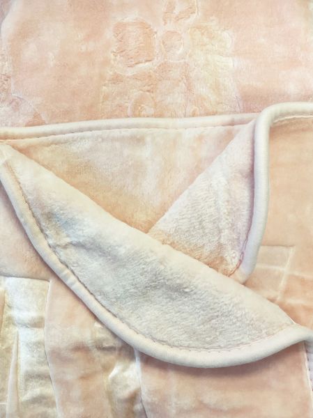 MiniGold Yenidoğan Peluş Battaniye - Kuş Pembe
