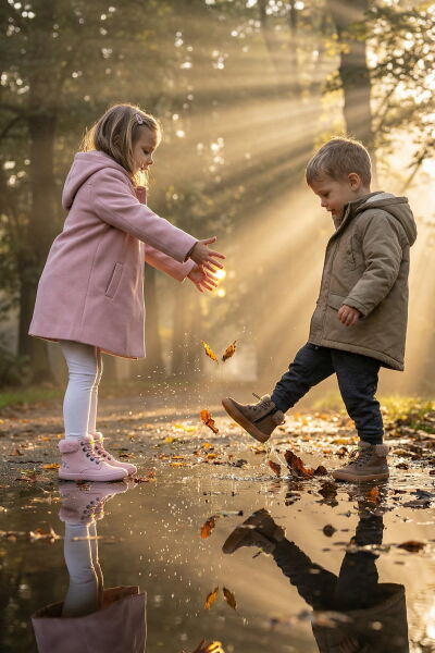 HOPFRÖG KIDS Furry Boots Pembe Lotus Barefoot Çocuk Botu