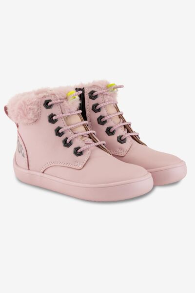 HOPFRÖG KIDS Furry Boots Pembe Lotus Barefoot Çocuk Botu