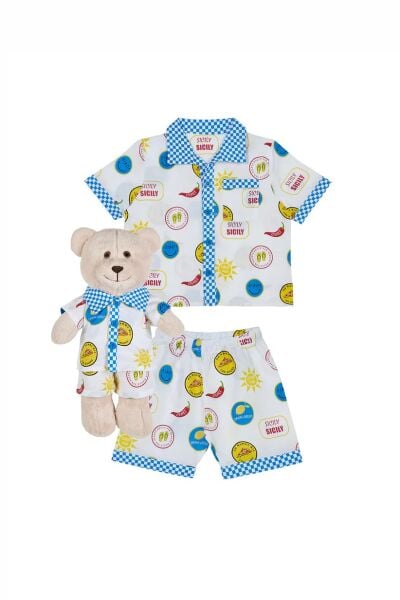Luna Mia Sicily Uyku Arkadaşlı Pijama Seti