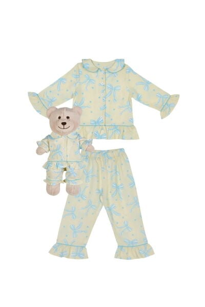Luna Mia Sara Uyku Arkadaşlı Pijama Seti