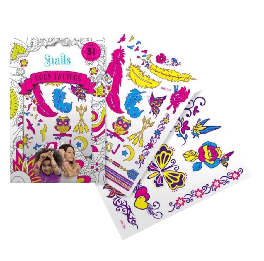 Snail Vücut Dövmesi- Neon