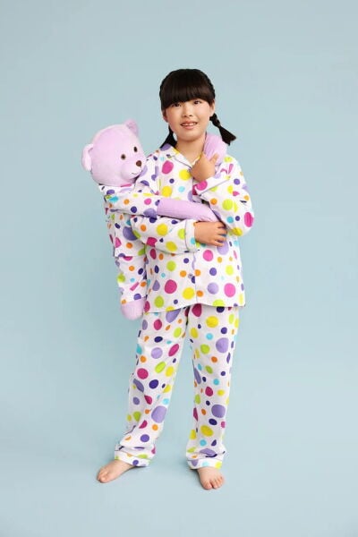Luna Mia Bubbles Hug Me Uyku Arkadaşlı Pijama Seti