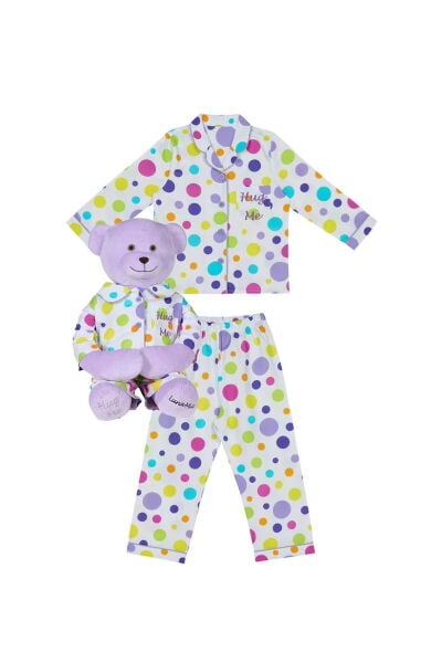 Luna Mia Bubbles Hug Me Uyku Arkadaşlı Pijama Seti
