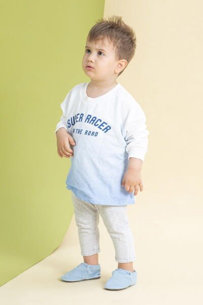 HOPFRÖG KIDS Recycled Canvas Hyper Eco Açık Mavi Barefoot Patik