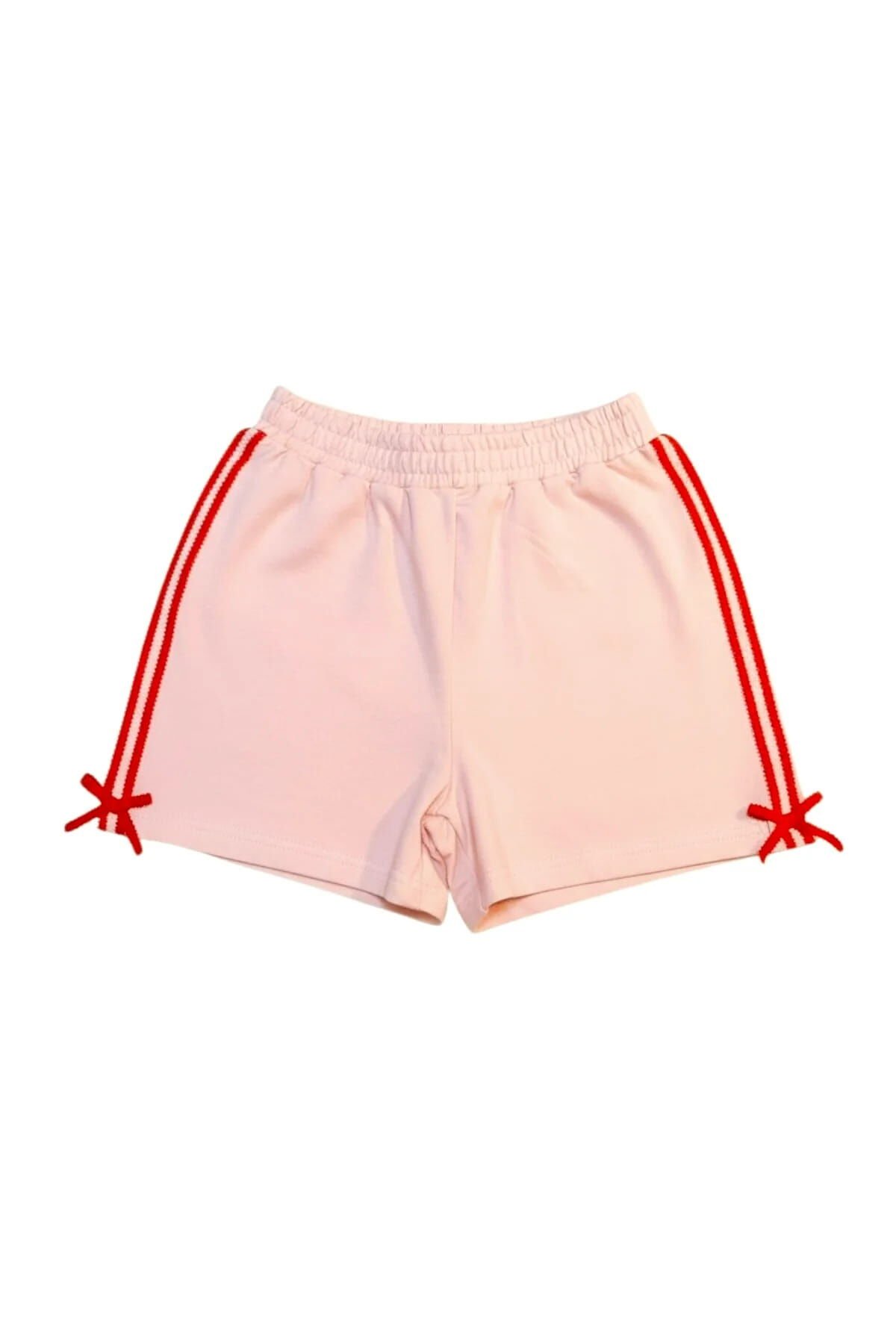 Miela Kids Kırmızı Kurdela Detaylı Şort