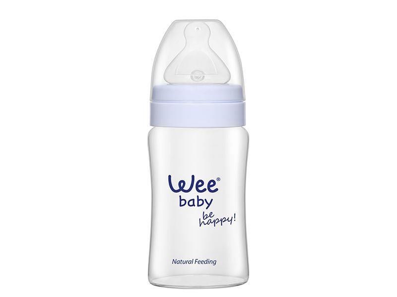 Wee Baby Isıya Dayanıklı Gaz Önleyici Geniş Ağızlı Biberon 120ml