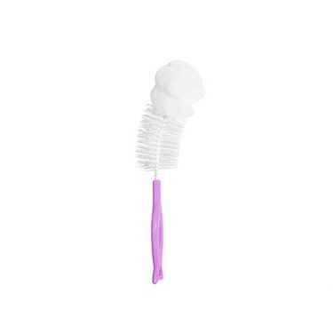Wee Baby Kavramalı Biberon Temizleme Fırçası - Pembe