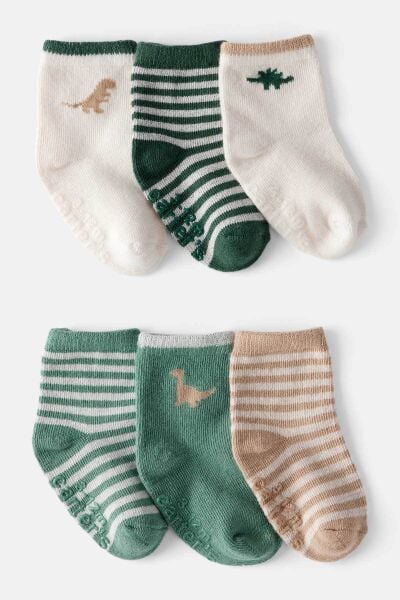 CARTER'S Erkek Bebek Desenli 6Lı Çorap