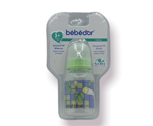 Bebedor Desenli PP 125 Ml Orta Akış - Yeşil