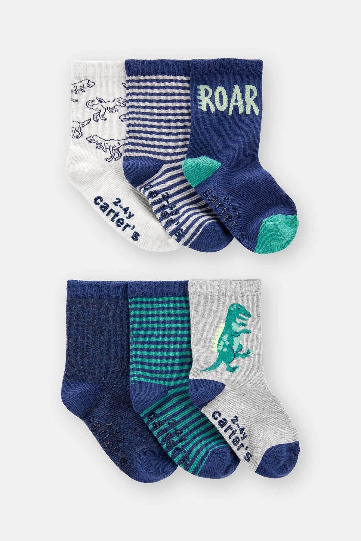CARTER'S Erkek Çocuk Desenli 6Lı Çorap