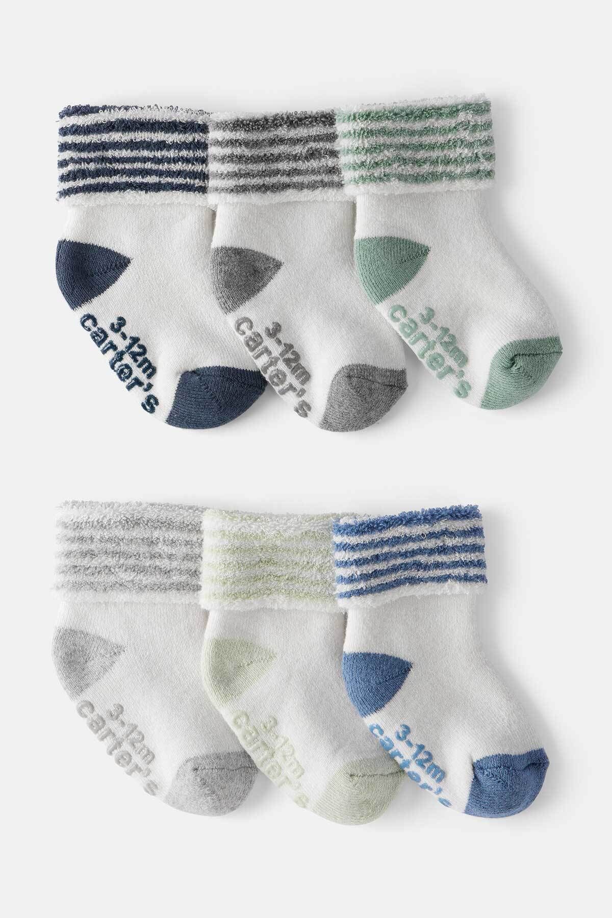 CARTER'S Erkek Bebek 6Lı Çorap