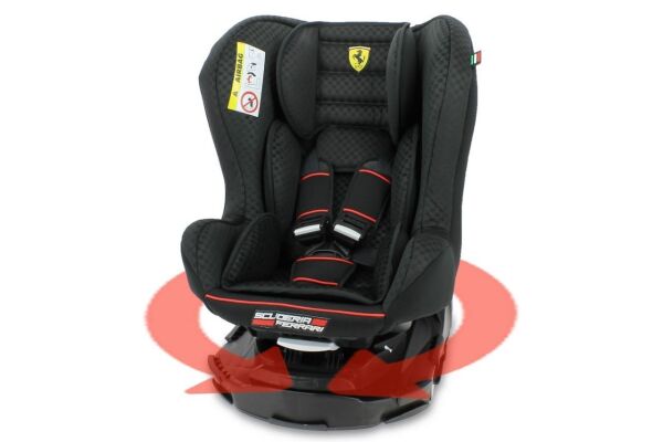 Ferrari Revo 0-25 Kg 360 Derece Dönebilen Oto Koltuğu - Siyah 3507460080247