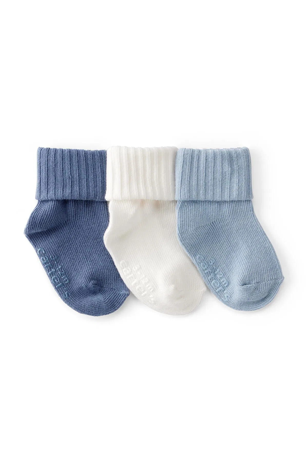 CARTER'S Erkek Bebek Desenli 3Lü Çorap
