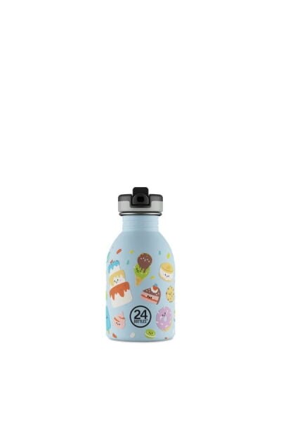 24Bottles Kids Bottle Sweet Friends Pipetli Paslanmaz Çelik Çocuk Su Matarası 250 ml
