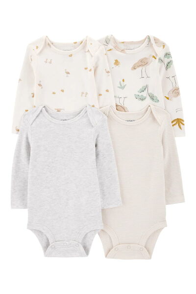 CARTER'S Bebek Uzun Kollu 4lü Body