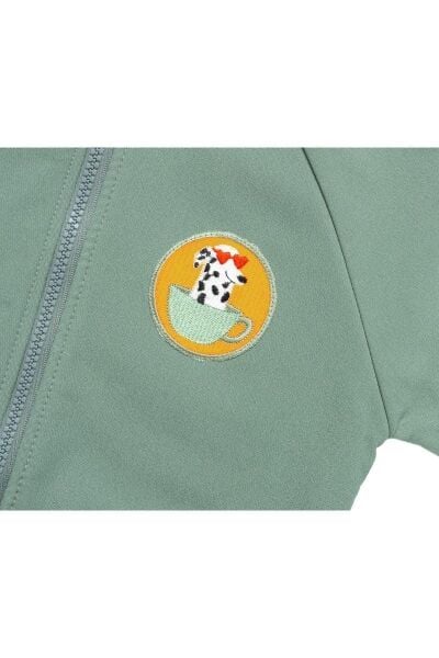 Miela Kids Su Tutmaz Softshell Düz Renk Ceket