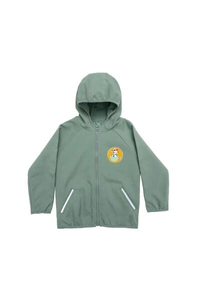Miela Kids Su Tutmaz Softshell Düz Renk Ceket