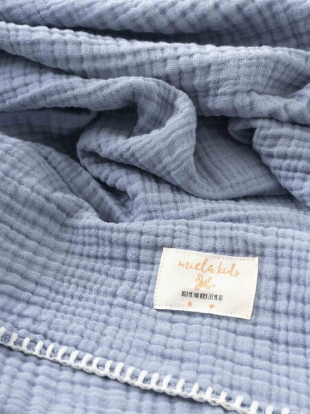 Miela Kids Marshmallow Müslin Battaniye Sky Blue