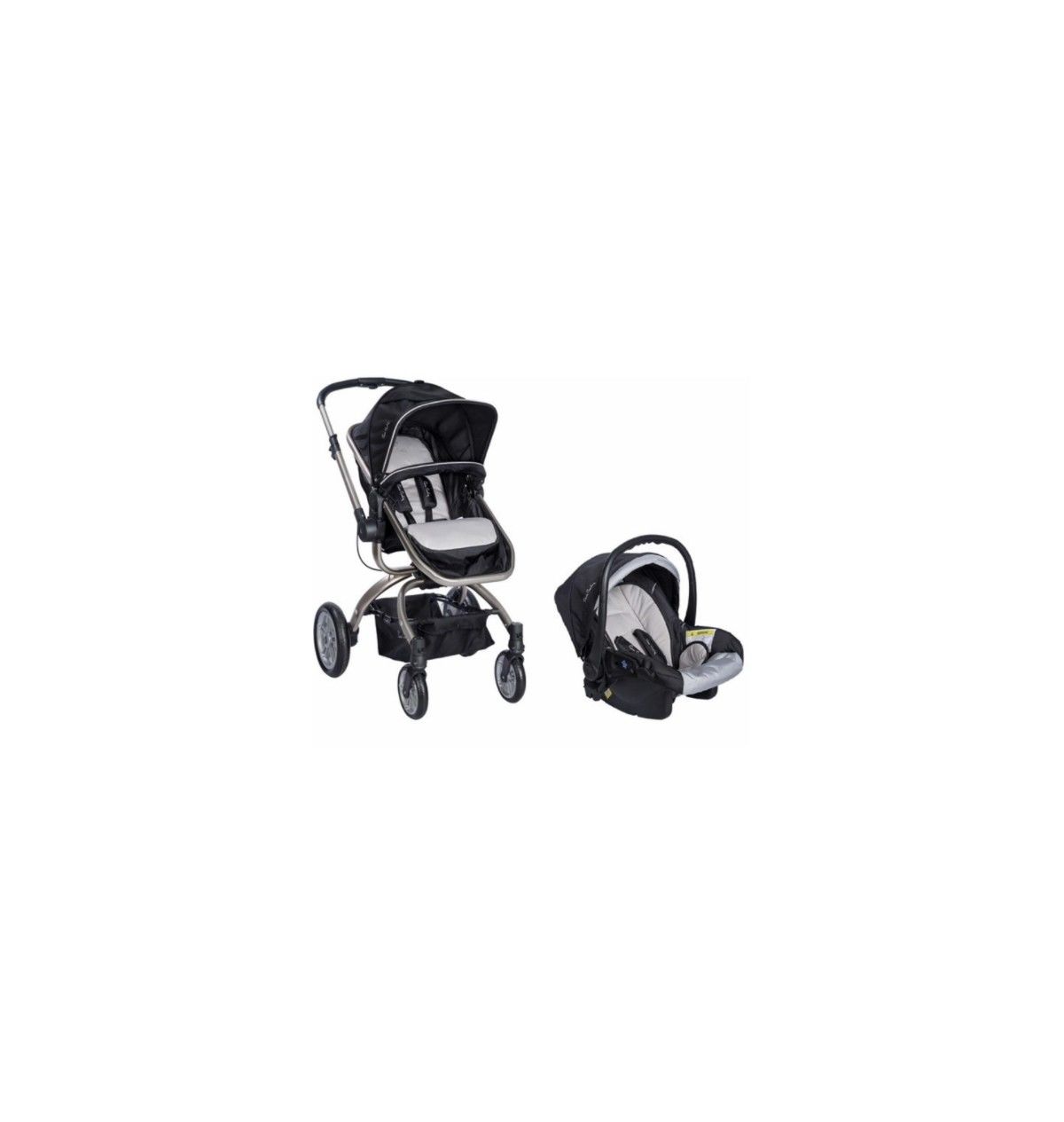 Pierre Cardin PC405 Twist Travel Sistem Bebek Arabası - Siyah