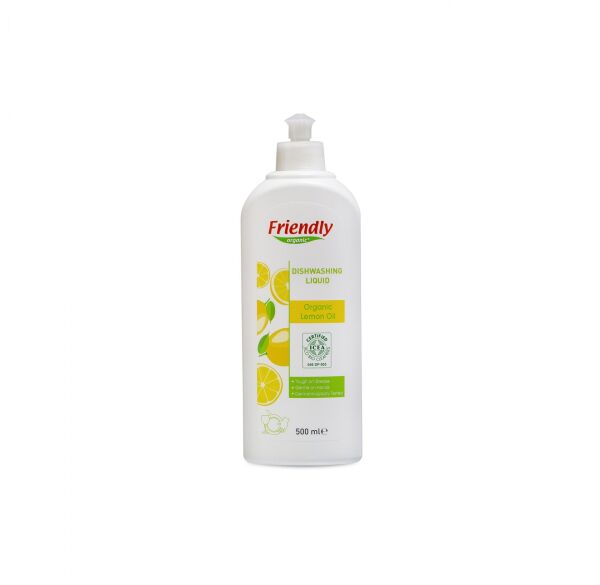 Friendly Organic Bulaşık Deterjanı Limon Yağı - 500 ml