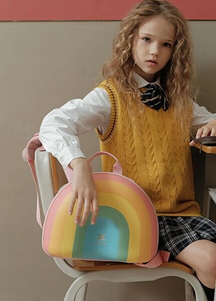 ZOYZOII Dream Cute Rainbow Gökkuşağı Kız Çocuk Sırt Çantası