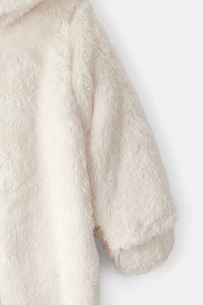 CARTER'S Bebek Ekru Kapüşonlu Tulum