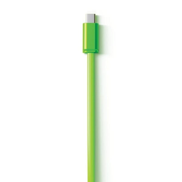 Mustard Juicy Boosta USB-C 100W Hızlı Şarj Kablosu - Yeşil