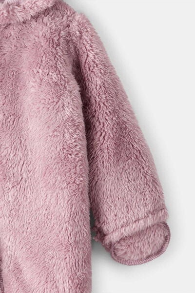 CARTER'S Kız Bebek Pembe Kapüşonlu Tulum