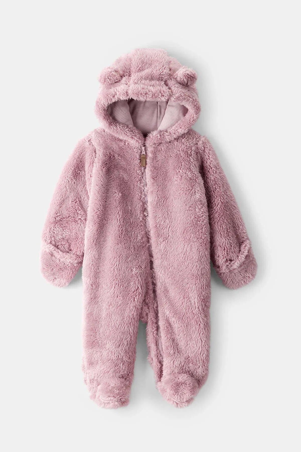 CARTER'S Kız Bebek Pembe Kapüşonlu Tulum