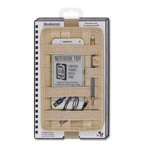 if Bookaroo Pen Pouch Notebook Tidy Defter Üstü Düzenleyici Gold Altın