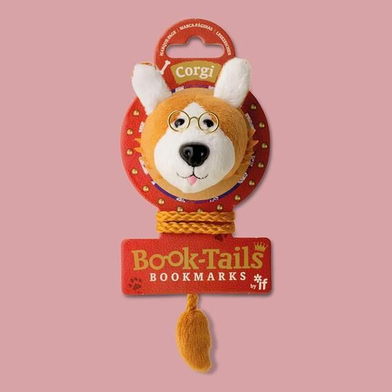 if Book Tails- Kitap Ayracı Corgi