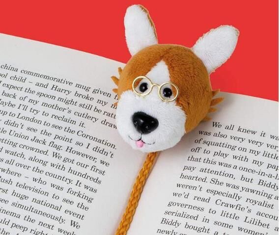 if Book Tails- Kitap Ayracı Corgi