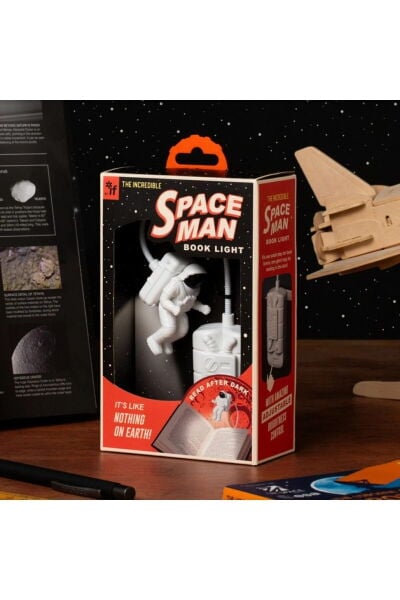 if Book Light Space Man Led Lamba Astronot