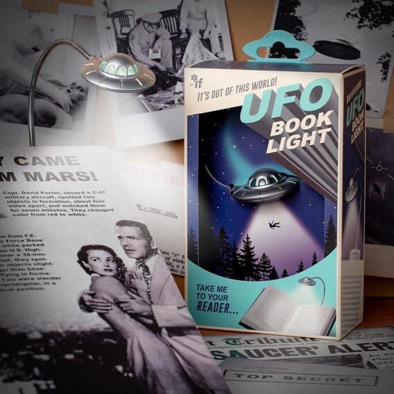 if  Işıklı & Özel Kutusunda Kitap Ayracı UFO