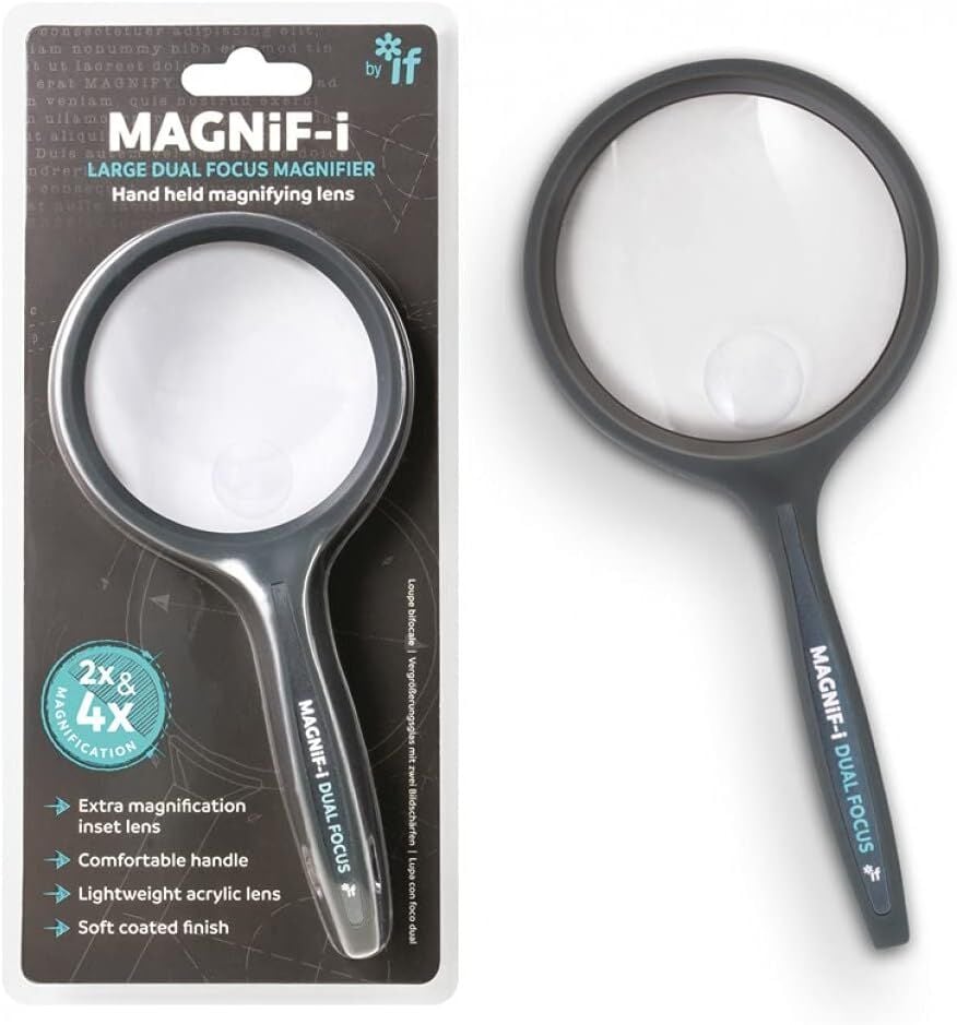 IF Magnif-I Büyük Çift Odaklı Büyüteç 2x-4x