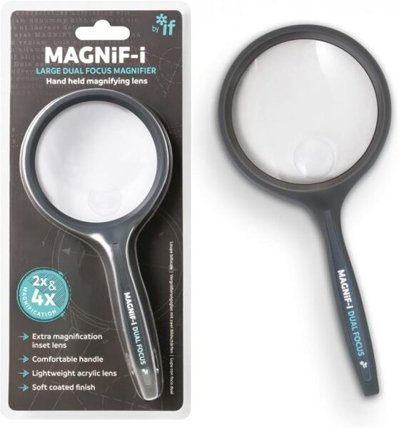 IF Magnif-I Büyük Çift Odaklı Büyüteç 2x-4x