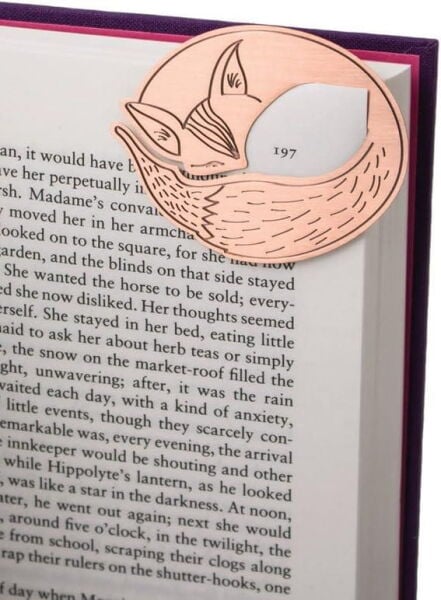 İf Metal Kitap Ayracı-İf-Uyuyan Tilki