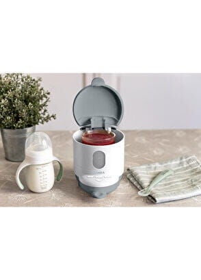 Beaba Bib Expresso Su ve Biberon Isıtıcı, White/grey