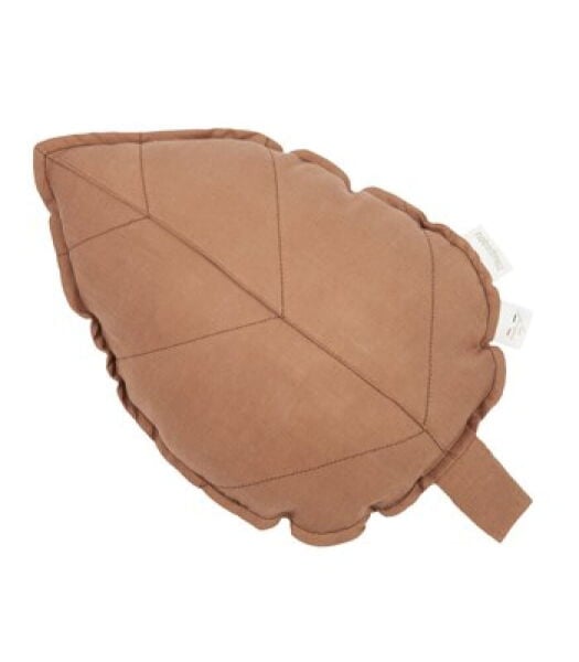 Nobodinoz Lin Francais Yaprak Yastık  Noısette