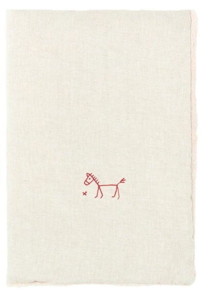 Nobodinoz L1N0 Green Matcha Keten Bebek Battaniyesi