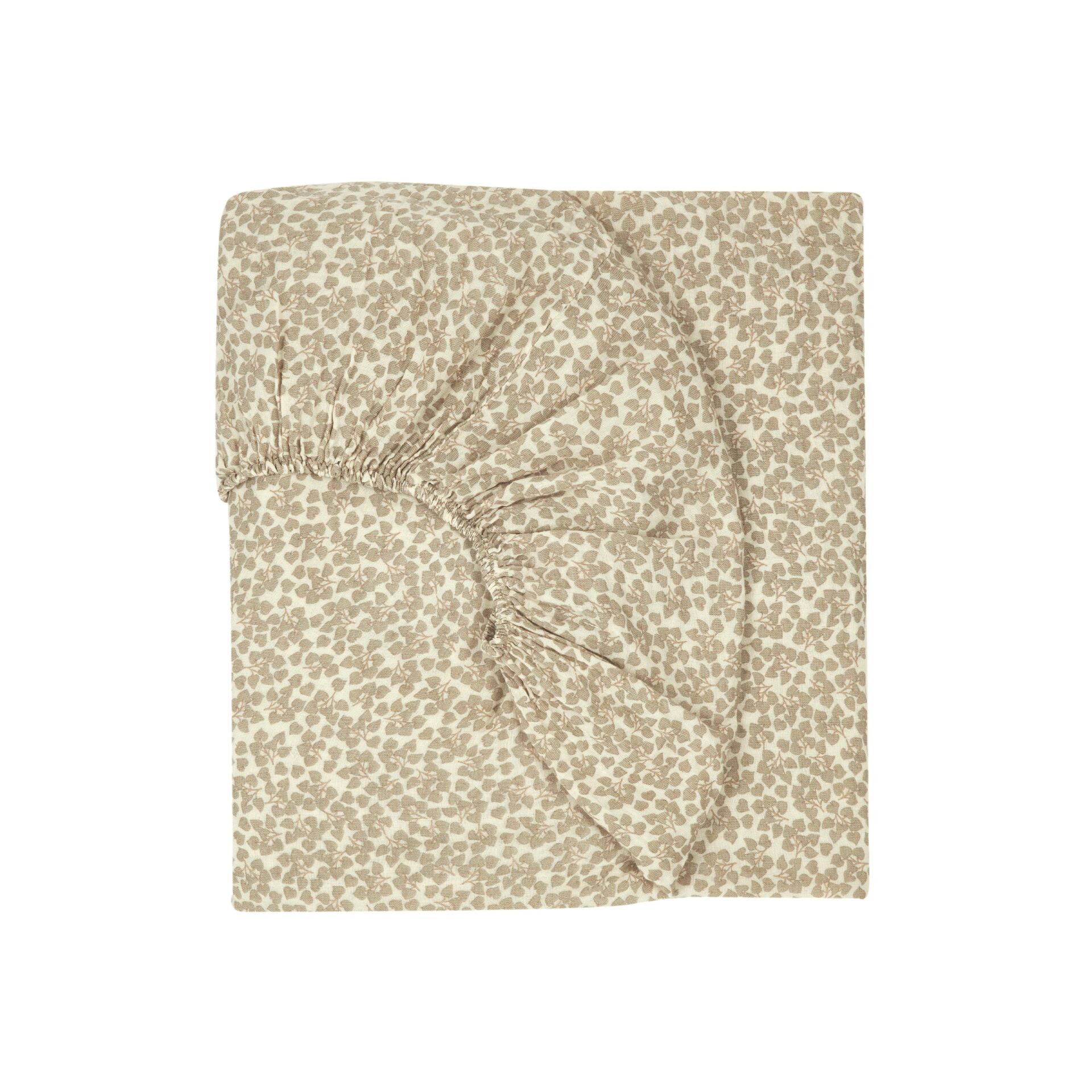 Nobodinoz Wabi Sabi Lastikli Çarşaf, Light Green Yumiko