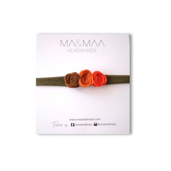 MA&MAA MINI FALL FLOWER - Saçbandı