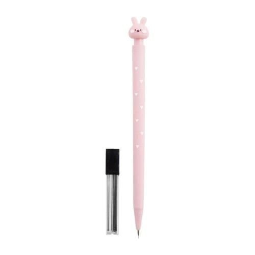 Back2Fun Pembe Tavşan Mekanik Kalem ve Uç 0.5 mm Seti