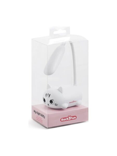 Back2Fun Yavru Kedi LED Lamba Beyaz