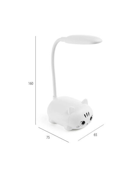 Back2Fun Yavru Kedi LED Lamba Beyaz